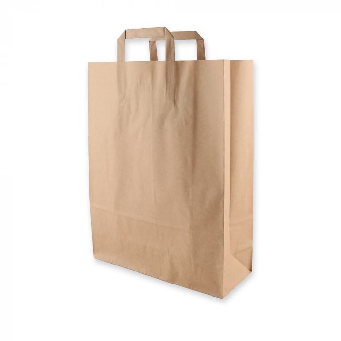 Papier Tragetasche braun 32,0 x 12,0 x 40,0cm